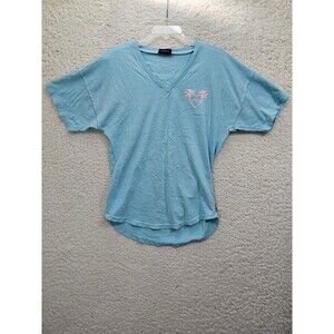 Rockport Light Blue Varsity Spirit Jersey Adult XS Short Sleeve Vacation Shirt